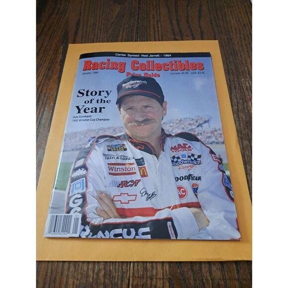 Vintage Jan 1994 SportStars Inc Racing Collectibles Price Guide Dale Earnhardt - Picture 1 of 3